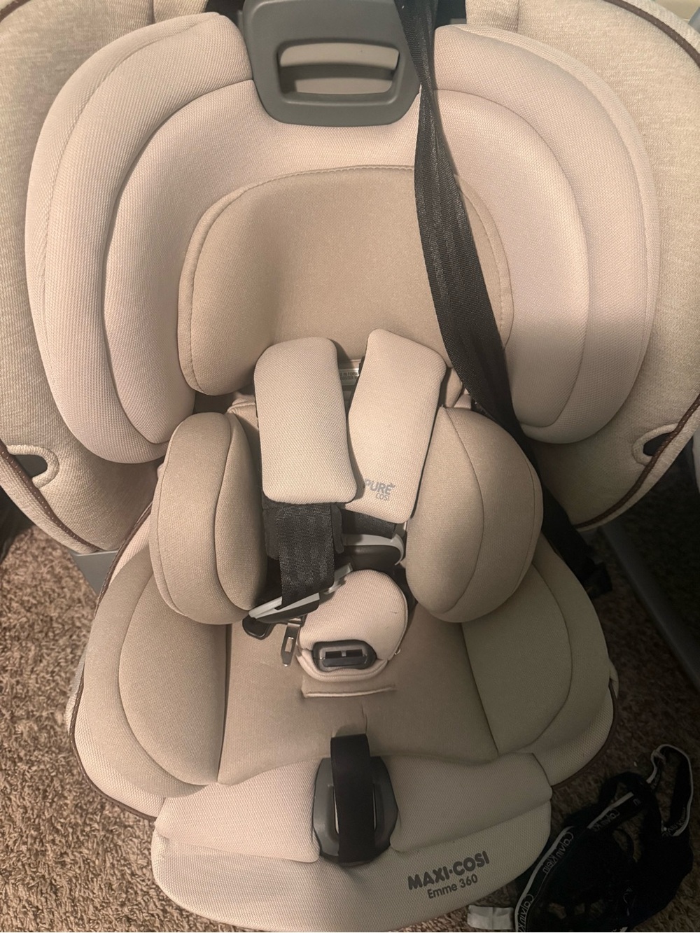 Maxi-Cosi Emme 360 Beige Convertible Kids Car Seat